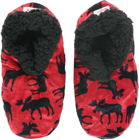 Fuzzy Feet Slippers for Women, Cute Fleece-Lined House Slippers, Cute Animal Designs