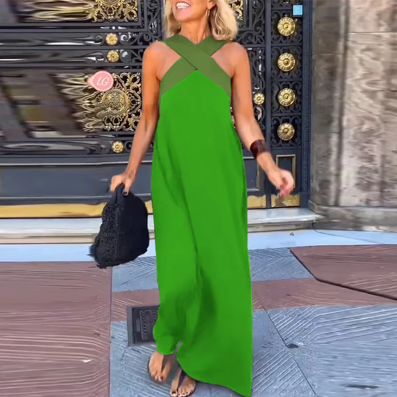 Sunset Glow: Off Shoulder Multi-Color Holiday Dress